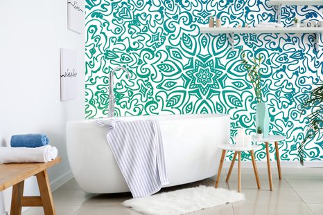 ΑΥΤΟΚΌΛΛΗΤΗ ΤΑΠΕΤΣΑΡΊΑ ΜΠΛΕ-ΠΡΆΣΙΝΗ ΜΆΝΤΑΛΑ - ΑΥΤΟΚΌΛΛΗΤΕΣ ΤΑΠΕΤΣΑΡΊΕΣ - ΤΑΠΕΤΣΑΡΊΕΣ