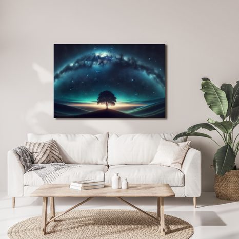 OBRAZ STROM ŽIVOTA POD HVĚZDAMI - OBRAZY STROMY ŽIVOTA - OBRAZY