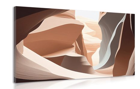 CANVAS PRINT CANYON IN ARIZONA - PICTURES OF NATURE AND LANDSCAPE - PICTURES