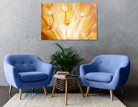 КАРТИНА НА ПЛАТНО – ГЛУХАРЧЕ В ПРЕКРАСНО ИЗПЪЛНЕНИЕ - КАРТИНИ С ЦВЕТЯ - КАРТИНИ