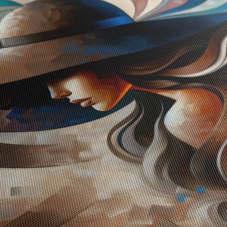 OBRAZ ELEGANTNÍ ŽENA V BAREVNÉM STYLU - OBRAZY ŽENY - OBRAZY