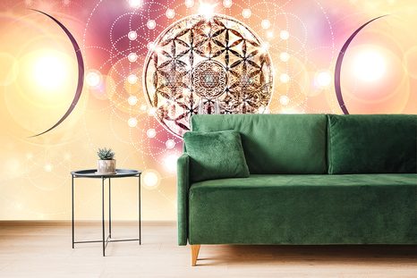 CARTA DA PARATI – MANDALA AFFASCINANTE - CARTA DA PARATI FENG SHUI - CARTA DA PARATI