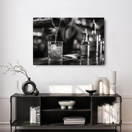 OBRAZ ELEGANCE NOČNÍHO BARU - OBRAZY JÍDLA A NÁPOJE - OBRAZY