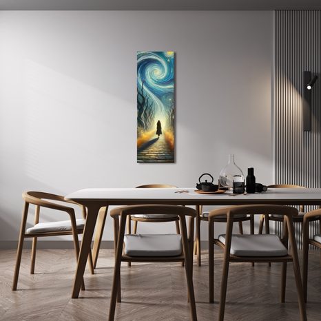 WANDBILD NACHT VOLLER GEHEIMNISSE - BILDER VON NATUR UND LANDSCHAFT - BILDER