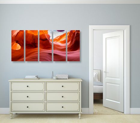 5-DÍLNÝ OBRAZ KAŇON V ARIZONĚ - OBRAZY PŘÍRODY A KRAJINY - OBRAZY