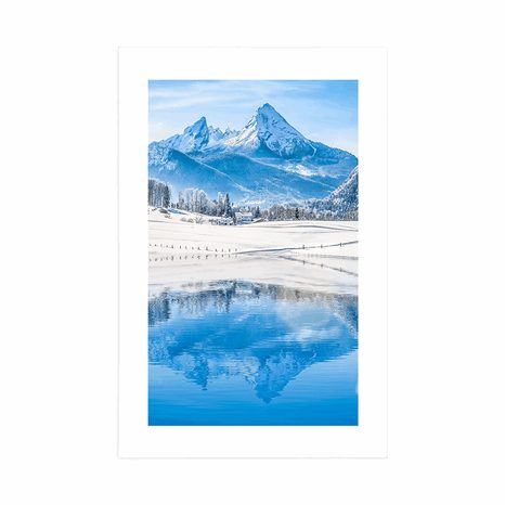 POSTER – PAESAGGIO INNEVATO NELLE ALPI - NATURA - POSTER