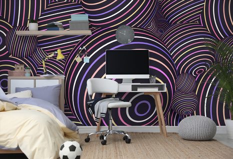 TAPETA BAREVNÉ KULIČKY - ABSTRAKTNÍ TAPETY - TAPETY