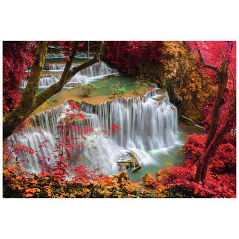 FOTOTAPETA LESNÍ VODOPÁD - TAPETY PŘÍRODA - TAPETY