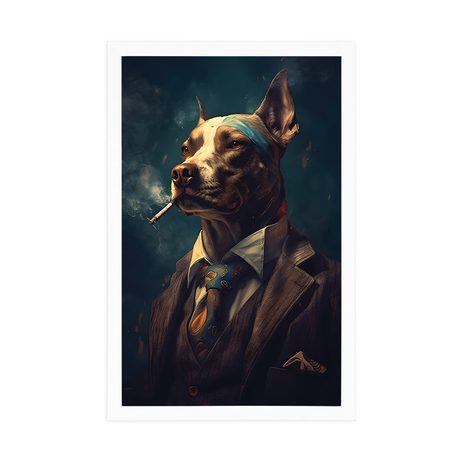 POSTER – GANGSTER ANIMALE CANE - GANGSTER ANIMALI - POSTER