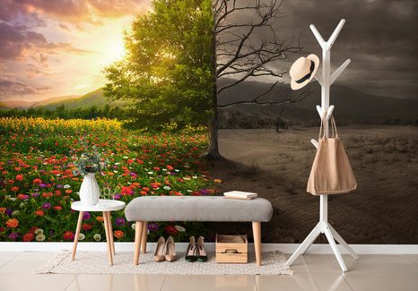 SAMOLEPÍCÍ TAPETA DVĚ PODOBY STROMU - SAMOLEPÍCÍ TAPETY - TAPETY