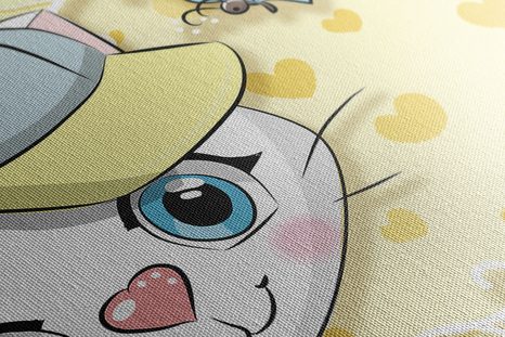 SLIKA RADOVEDNI MUCEK - OTROŠKE SLIKE - SLIKE