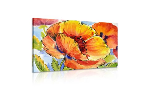 TABLOU BUCHETUL FLORILOR DE MAC - TABLOU FLORI - TABLOURI