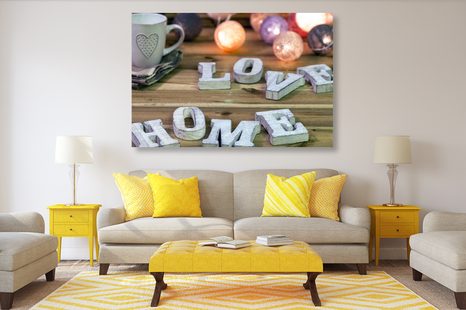 OBRAZ HARMONICKÝ DOMOV - OBRAZY S CITÁTY A NÁPISY - OBRAZY