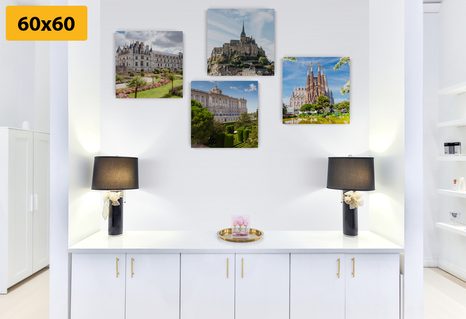 SET OBRAZŮ HISTORICKÉ BOHATSTVÍ - SESTAVY OBRAZŮ - OBRAZY