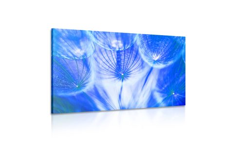 STAMPA SU TELA – SOFFIONE IN TONALITÀ BLU - QUADRI DI FIORI - STAMPE E QUADRI