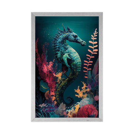 POSTER – CAVALLUCCIO MARINO SURREALISTA - MONDO SOMMERSO - POSTER