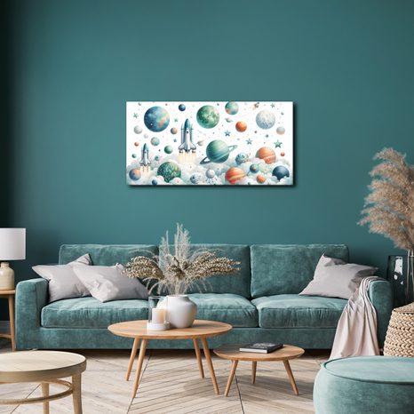 OBRAZ START RAKET DO VESMÍRU - CHILDREN'S SPACE PICTURES - PICTURES