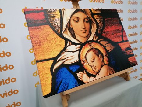 OBRAZ PANNA MARIE S JEŽÍŠKEM - ABSTRAKTNÍ OBRAZY - OBRAZY