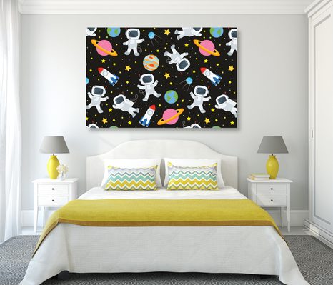 WANDBILD WELTRAUMABENTEUER - BILDER FÜR KINDER - BILDER