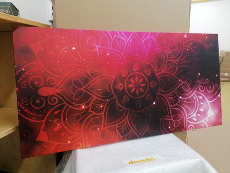 TABLOU MANDALA CU FUNDAL GALACTIC - TABLOURI FENG SHUI - TABLOURI