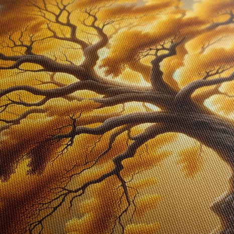 WANDBILD LEUCHTENDER LEBENSBAUM - BILDER BÄUME DES LEBENS - BILDER