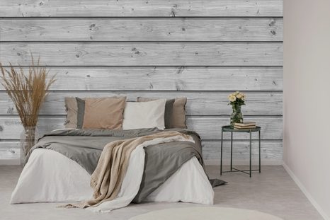 CARTA DA PARATI – IMITAZIONE DEL LEGNO GRIGIO - CARTA DA PARATI IMITAZIONE DEL LEGNO - CARTA DA PARATI