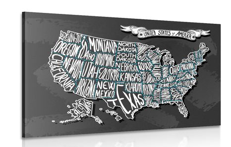 PICTURE MODERN MAP OF USA