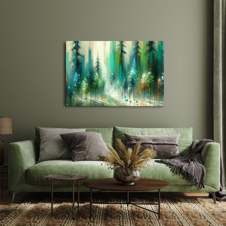 OBRAZ SMARAGDOVÝ LESNÍ SEN - OBRAZY LES - OBRAZY
