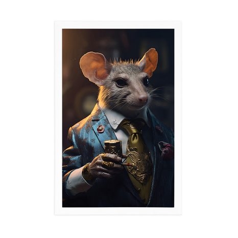 POSTER – GANGSTER ANIMALE RATTO - GANGSTER ANIMALI - POSTER