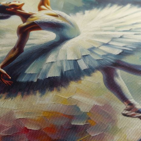 OBRAZ BALETKA V BÍLÝCH ŠATECH - OBRAZY ŽENY - OBRAZY