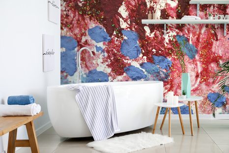 SAMOLEPÍCÍ TAPETA AKVAREL V ABSTRAKTNÍM PROVEDENÍ - SAMOLEPÍCÍ TAPETY - TAPETY