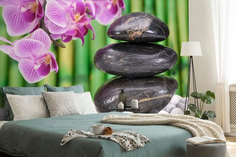 CARTA DA PARATI – GIARDINO ZEN GIAPPONESE - CARTA DA PARATI FENG SHUI - CARTA DA PARATI