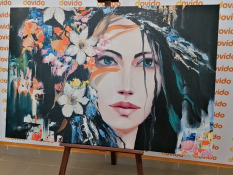 WANDBILD ORIGINALGEMÄLDE EINER FRAU - WANDBILDER FRAUEN - BILDER