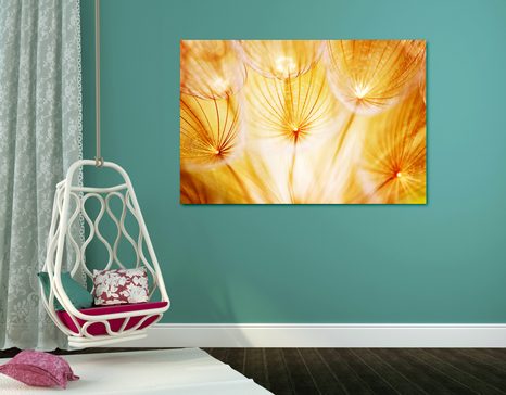 КАРТИНА НА ПЛАТНО – ГЛУХАРЧЕ В ПРЕКРАСНО ИЗПЪЛНЕНИЕ - КАРТИНИ С ЦВЕТЯ - КАРТИНИ