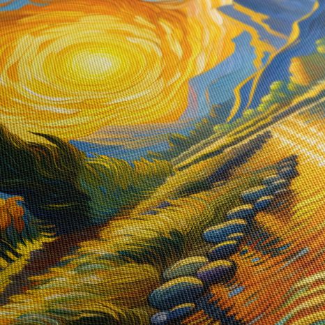 OBRAZ ZLATÝ TOK ŘEKY - OBRAZY VÝCHOD A ZÁPAD SLUNCE - OBRAZY