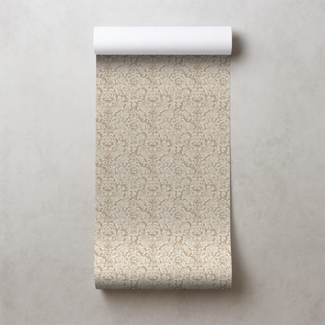 FOTOTAPETA BÉŽOVÝ VINTAGE ORNAMENTÁLNÍ VZOR - VZOROVANÉ TAPETY - TAPETY