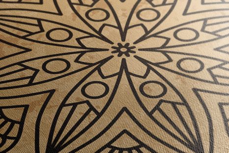 OBRAZ MANDALA SE STARODÁVNÝM NÁDECHEM - OBRAZY FENG SHUI - OBRAZY