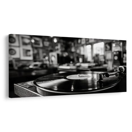 WANDBILD NOSTALGISCHE MUSIKATMOSPHÄRE - VINTAGE- UND RETRO-BILDER - BILDER