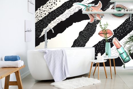 SAMOLEPÍCÍ TAPETA MÓDNÍ IKONA - SAMOLEPÍCÍ TAPETY - TAPETY