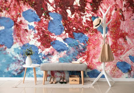 CARTA DA PARATI – ACQUERELLO IN STILE ASTRATTO - CARTA DA PARATI ASTRATTI - CARTA DA PARATI