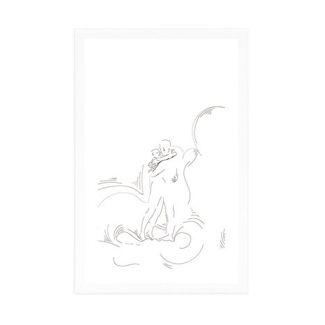 PLAKÁT S PASPARTOU SÍLA SKUTEČNÉ LÁSKY - MOTIVY Z NAŠÍ DÍLNY - PLAKÁTY