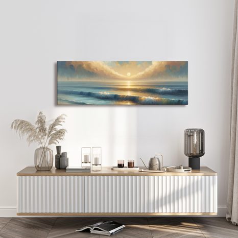 OBRAZ ROMANTICKÝ VÝCHOD SLUNCE - OBRAZY VÝCHOD A ZÁPAD SLUNCE - OBRAZY