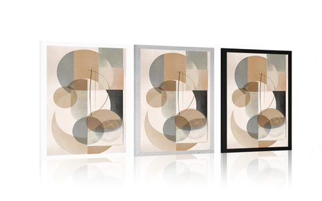 PLAKÁT ABSTRAKTNÍ TVARY NO9 - ABSTRAKTNÍ TVARY - PLAKÁTY