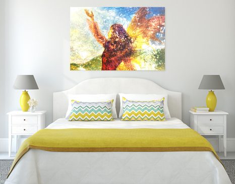 TABLOU FEMEIE PICTATĂ ÎN STIL MAGIC - TABLOURI CU DIVERSE PERSOANE - TABLOURI