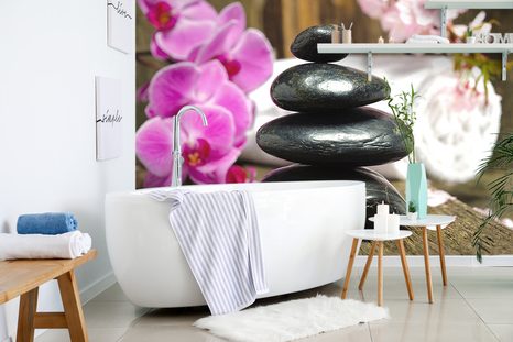 FOTOTAPETA ZEN RELAXAČNÍ KAMENY - TAPETY FENG SHUI - TAPETY