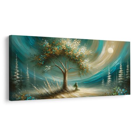 OBRAZ MEDITACE POD STROMEM ŽIVOTA - OBRAZY STROMY ŽIVOTA - OBRAZY