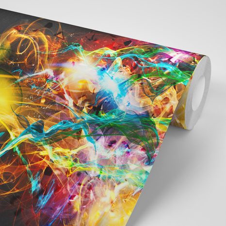 CARTA DA PARATI – ESPLOSIONE DI COLORI - CARTA DA PARATI ASTRATTI - CARTA DA PARATI