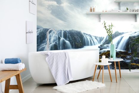 FOTOTAPETA VZNEŠENÉ VODOPÁDY - TAPETY - TOTÁLNÍ VÝPRODEJ 🔥