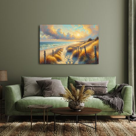OBRAZ CESTA MEZI DUNAMI K MOŘI - OBRAZY MOŘE A PLÁŽ - OBRAZY