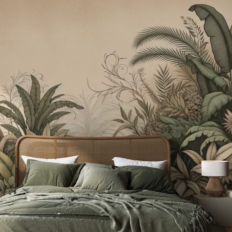 SAMOLEPÍCÍ TAPETA PŘÍRODNÍ TROPICKÁ DŽUNGLE - TAPETY DŽUNGLE - TAPETY